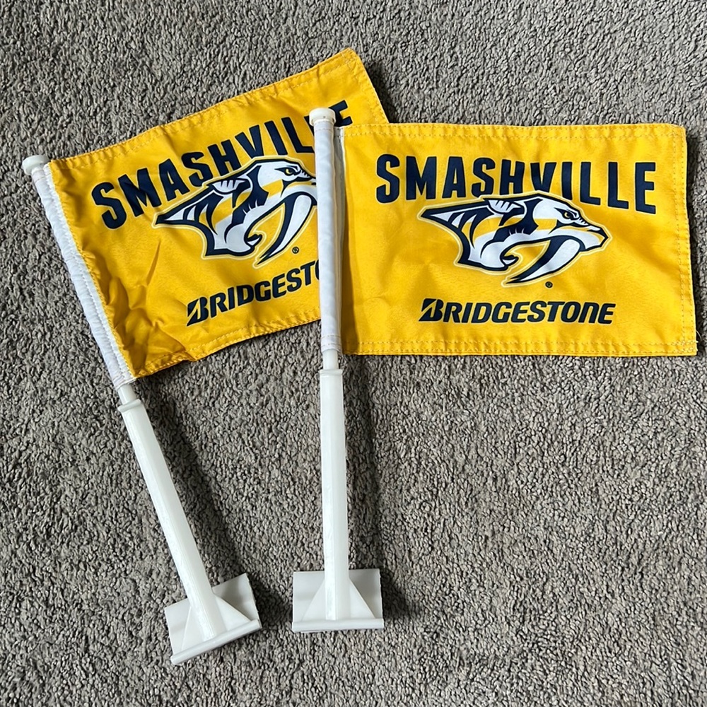 Nashville Predators Smashville Car Flags